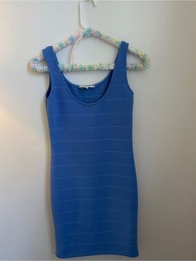 Miss Selfridge Royal Blue Sleeveless Bandage Mini Dress